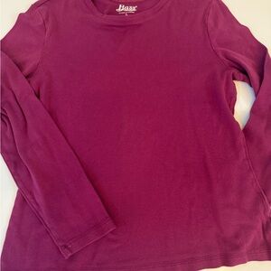Bass Maroon Classic Long Sleeve